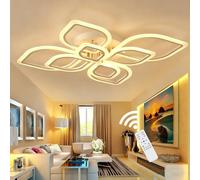 COMELY LED Ceiling Light, 110cm Petal Dimmable Ceiling Light, 60W, White COMELY White