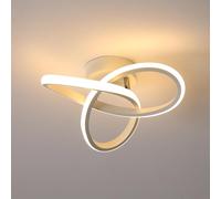 COMELY LED Ceiling Light, 22W Creative Flower White Ceiling Lights, 3000K COMELY White