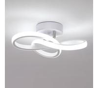 COMELY LED Ceiling Light, 22W Modern White Ceiling Lights, Cool White 6500K COMELY White