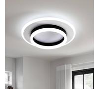 COMELY LED Ceiling Light, 28W Modern Round Acrylic Ceiling Lights, 6500K COMELY Multicolor