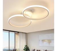 COMELY LED Ceiling Light, 36W Round Ceiling Lights, 3000K Warm Light, White COMELY White