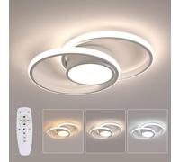 COMELY LED Ceiling Light, 40W Modern Roud Dimmable Ceiling Lights in White COMELY White
