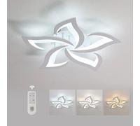 COMELY LED Ceiling Light Dimmable, 40W Ceiling Lamp Modern with Remote Control in White COMELY White