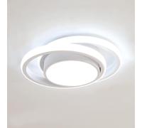 COMELY LED Ceiling Light, Modern Round Ceiling Lights 32W, 6500K, White COMELY White