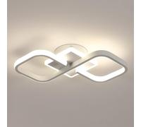 Comely LED Ceiling Light Square, 30W 40cm Modern White LED Ceiling Lamp, Lighting Fixturefor Bedroom, Living Room, Nature Light 4500K, White