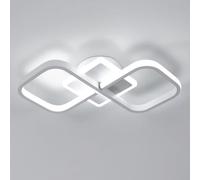 Comely LED Ceiling Light Square, 30W 40cm Modern White LED Ceiling Lamp, Lighting Fixturefor Bedroom, Living Room, White Light 6500K, White