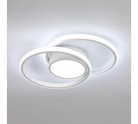 COMELY LED Ceiling Lights, 42W Modern Round Ceiling Lighting, 6500K, White COMELY White