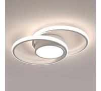 Comely LED Ceiling Lights, Modern LED Ceiling Lights 42W 3084LM, Natural Light 4500K, Round Ceiling Lighting for Bedroom Hallway Balcony Corridor (White) (Dia 40cm)