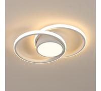 Comely LED Ceiling Light, Bedroom Ceiling Lamp, 42W 4800LM, Warm White 3000K, Rond Modern Ceiling Light for Living Room Kitchen, Dia 40cm