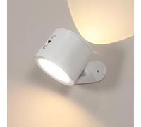 Comely LED Night Light Magnetic with Remote Control - 360° Rotatable, Touch Dimmable, 3000 K - 6500 K, USB-C Rechargeable, 1800 mAh Battery, for Living Room, Bedroom, Staircase, Hallway, Wireless Wall