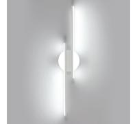 COMELY LED Wall Light Indoor, 24W Modern LED Wall Lights Acrylic, 6500K, 60CM in White COMELY White