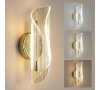 COMELY LED Wall Lights, 12W Creative Spiral Design Gold Wall Light COMELY Gold