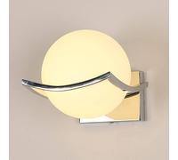 COMELY LED Wall Lights, Glass Ball Indoor Wall Sconces, E27, Bulb not Included in Silver COMELY Silver