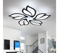 Comely Modern Dimmable Chandelier, 45W LED Ceiling Lamp with Remote Control