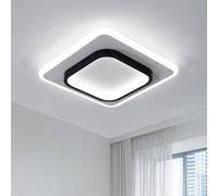 COMELY Modern LED Ceiling Light, 24W Square Ceiling Lamp, Cool White 6000K COMELY White
