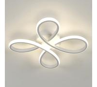 Comely Modern LED Ceiling Light, 30W 3400LM Ceiling Lamp Fixture Lighting for Bedroom, Living Room, Dining Room, Kitchen, Natural Light 4500K, 30cm