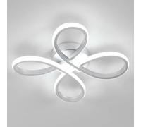 COMELY Modern LED Ceiling Light, 30W Ceiling Lamp Fixture, 6500K, Silver COMELY Silver