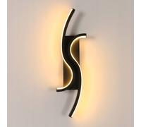 COMELY Modern LED Wall Lights Indoor, 27W LED Wall Light, 3000K, Black COMELY Black