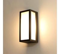COMELY Outdoor Wall Light, 18W Aluminum Wall Lights, IP65 Waterproof, Black COMELY Black