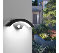 Comely Outdoor Wall Light with Motion Sensor, 24W LED Wall Light IP65 Waterproof Modern Outdoor Wall Lighting for Yard Patio Entrance Garden, 6500K Cool White
