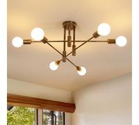 Comely Vintage Sputnik Chandelier Ceiling Light, 6 Lights Ceiling Lamp