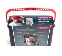 Comensal Professional 7 Piece Washboy Tiling Kit With Sponge Float, Rollers, Plastic Grid, Margin Trowel, Rubber Float,10mm Adhesive Trowel