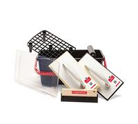 COMENSAL Tile Cleaning Set 8pcs 12 L - Tiling Bucket - Washboy Tile Cleaning Set - Grid - Tiling Tools - Grouting Tools - Floor Grate - Made in EU