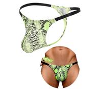 comeondear Men's Sexy Thong Underwear Bulge Pouch Jock Straps for Men Low Rise T Back G String Lingerie Breathable Sissy Outfits Mankini S-XXL