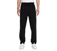 Comeor Men's Jogging Bottoms Cotton Tracksuit Bottoms - Sports Trousers Jogging Bottoms Men Jogger Boys Casual Trousers with Zip Pockets, Black, L