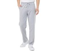 COMEOR Men's Thin Lightweight Breathable Cotton Straight Leg Jogging Pants, Lon