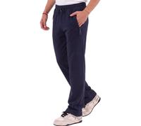 COMEOR Men's Thin Lightweight Breathable Cotton Straight Leg Jogging Pants with Zipped Pockets, Long Sweatpants, Men's Jogger Training Trousers, Relaxing Tracksuit Bottoms