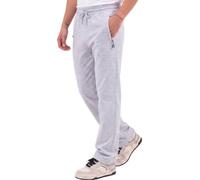 COMEOR Men's Thin Lightweight Breathable Cotton Straight Leg Jogging Pants with Zipped Pockets, Long Sweatpants, Men's Jogger Training Trousers, Relaxing Tracksuit Bottoms