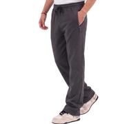 COMEOR Men's Thin Lightweight Breathable Cotton Straight Leg Jogging Pants with Zipped Pockets, Long Sweatpants, Men's Jogger Training Trousers, Relaxing Tracksuit Bottoms