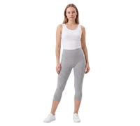 COMEOR Women's 3/4 Breathable Cotton High Waist Capri Trousers, Short Sports Leggings, Cycling Shorts, Elastic Opaque Yoga Trousers, Sports Trousers