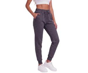 COMEOR Women's Jogging Bottoms, Ladies Joggers, Sports Yoga Trousers, Long Cotton Training Jogging Pants, Loose Sweatpants with Elastic Waist, Tapered Leg (Cuffed) and Drawstring, Slim fit Dark Grey