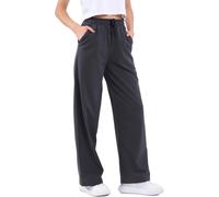 COMEOR Women's Jogging Bottoms, Thin Lightweight Breathable Cotton Straight Leg