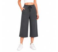 COMEOR Women's Jogging Bottoms, Thin Lightweight Breathable Cotton Straight Leg Joggers, Ladies Sports Yoga Trousers, Long Training Pants, Loose Sweatpants with Elastic Waist Drawstring