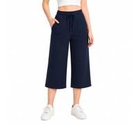 COMEOR Women's Jogging Bottoms, Thin Lightweight Breathable Cotton Straight Leg Joggers, Ladies Sports Yoga Trousers, Long Training Pants, Loose Sweatpants with Elastic Waist Drawstring