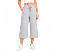 COMEOR Women's Jogging Bottoms, Thin Lightweight Breathable Cotton Straight Leg Joggers, Ladies Sports Yoga Trousers, Long Training Pants, Loose Sweatpants with Elastic Waist Drawstring