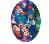 Comercial Mercera, Decorative Iron-On Patch, Dragon Ball, Thermal Knee Patches Dragon Ball for Repairing T-Shirts, Jackets, Trousers, 100% Polyester, 11 x 8 cm (Goku, Jiren y Vegeta)