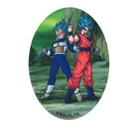 Comercial Mercera, Decorative Iron-On Patch, Dragon Ball, Thermal Knee Patches Dragon Ball for Repairing T-Shirts, Jackets, Trousers, 100% Polyester, 11 x 8 cm (Vegeta Super Saiyan Blue 2)