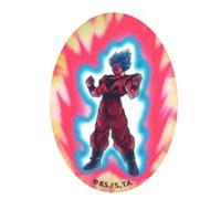 COMERCIAL MERCERA, Decorative Iron-On Patch, Dragon Ball, Thermal Knee Patches Dragon Ball for Repairing T-Shirts, Jackets, Trousers, 100% Polyester, 11 x 8 cm (Goku Super Saiyan Blue)