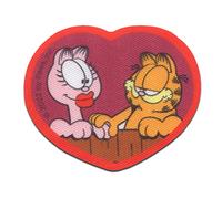 Comercial Mercera Garfield Arlene Iron-on Patch 7,2 x 5,7 cm for Adults Kids with Comic Cat Cult Fan, Clothing Jeans Denim Birthday Gift