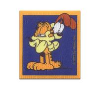 Comercial Mercera Garfield Odie Iron-on Patch 5,5 x 6,2 cm for Adults Kids with Comic Cat Cult Fan, Clothing Jeans Denim Birthday Gift