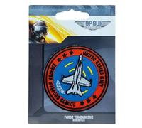 Comercial Mercera, Iron-on Patch for Fabrics, Top Gun, Original, Iron-On Patch for Hats, Jackets, T-shirts or School Backpacks, 100% Polyester (Top Gun School, Embroidered)