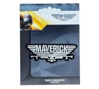 Comercial Mercera Iron-on Patch for Fabrics, Top Gun, Original, Iron-On Patch for Hats, Jackets, T-shirts or School Backpacks, 100% Polyester (Maverick 2, Embroidered)