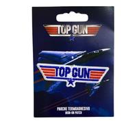 Comercial Mercera, Iron-on Patch for Fabrics, Top Gun, Original, Iron-On Patch for Hats, Jackets, T-shirts or School Backpacks, 100% Polyester (Top Gun, Embroidered)
