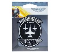 Comercial Mercera, Iron-on Patch for Fabrics, Top Gun, Original, Iron-On Patch for Hats, Jackets, T-shirts or School Backpacks, 100% Polyester (Fighter Town, Embroidered)