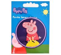 Comercial Mercera Patch Peppa Pig Patch Ideal for Hats, Jackets, T-Shirts or School Bags, 100% Polyester (Peppa Pig Umbrella)