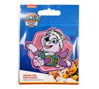 Comercial Mercera Paw Patrol Iron-On Patch for Fabrics, Ideal for Hats, Jackets, T-shirts or School Backpacks, 100% Polyester, (Everest 2)